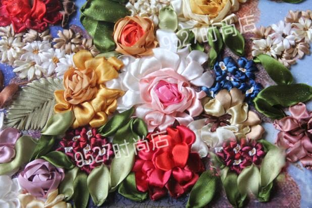 110 * 65 phòng khách bức tranh bộ con công trang trí chính hãng Hope Ribbon thêu trang trí trang điểm hoa cát tường nhọn 3029 - Bộ dụng cụ thêu khung tranh thêu
