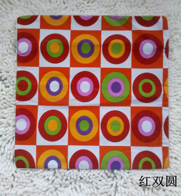 Vải cotton dày đệm đệm Vỏ gối Gối không lõi Nhiều kích cỡ gối tựa lưng ô tô cao su non