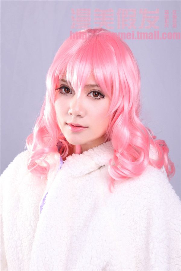 Cosplay tóc giả Wand of Fortune Lucky Stick 2+ ル Lulu Pink Tóc xoăn dài Tóc giả - Cosplay cosplay nam