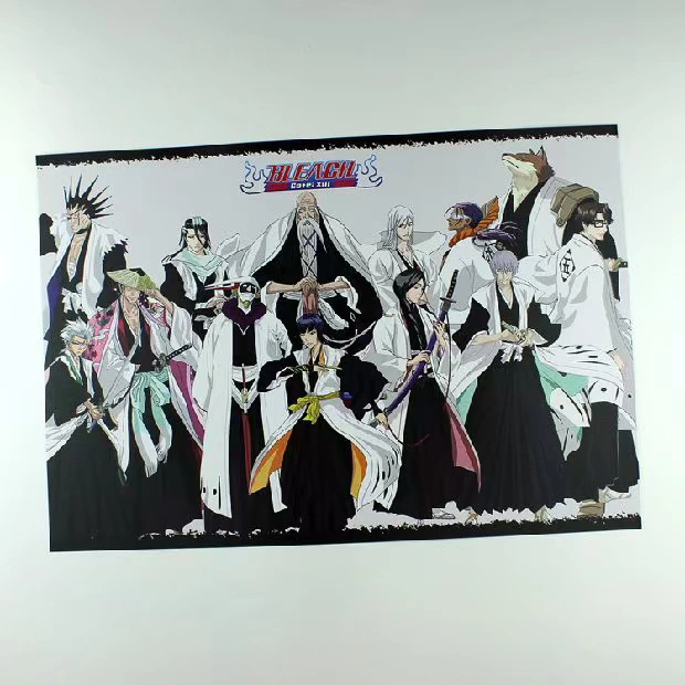 Death Bleach 8 bộ áp phích dập nổi Anime Nhật Bản xung quanh mô hình COS đạo cụ dán tường hoạt hình