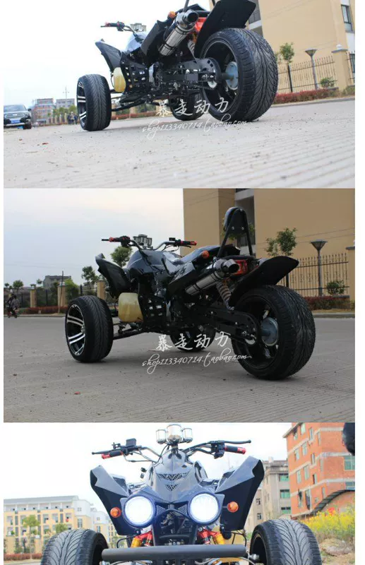 Mars ATV xuống ba vòng Off-road ATV Xe máy thể thao Karts Địa điểm xe trôi dạt Ba bánh xe máy trẻ con