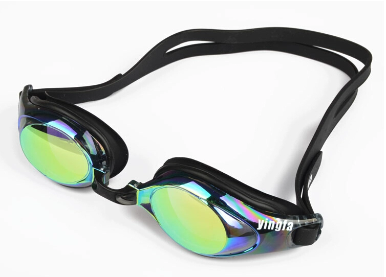 Kính bơi nữ kiểu Anh kính bơi chống tia cực tím chống sương mù kính bơi nam lớp phủ đầy màu sắc Y2600AF (V)