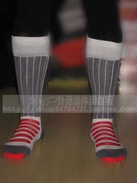 Vớ thể thao nam Đức, vớ trượt tuyết, ống dày, vớ, vớ terry, đáy khăn tất nike cổ ngắn