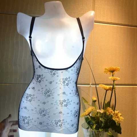 Mới siêu mỏng dây đeo mùa hè kiểu dáng rỗng cơ thể vest corset điều chỉnh quần áo giảm béo không có dấu vết sau sinh