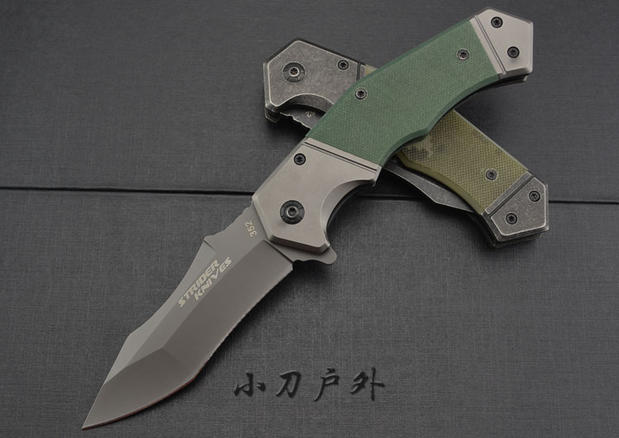 STRIDER tiến bộ độ cứng cao ngoài trời cửa hàng gấp dao treo eo dao gấp với dao nhỏ quân đội Thụy Sĩ dao bấm