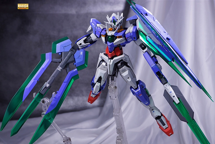 Bandai MG00QANT Quantum Gundam Mô hình Gundam Lắp ráp Nhựa GK Sửa đổi OEM Phun sơn Thành phẩm - Gundam / Mech Model / Robot / Transformers