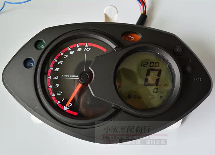 Nhà máy trực tiếp công cụ chiến đấu GR125 mới bảy màu cụ thể điều chỉnh LCD - Power Meter đồng hồ xe wave điện tử