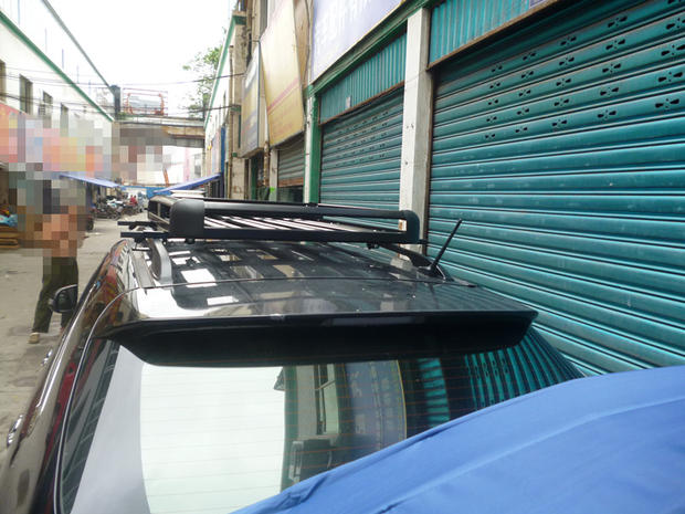 Zhongtai 5008 Yongyuan UFO UFOAA dòng cảnh quan off-road xe mái hành lý hộp hành lý giá chuyển đổi giỏ - Roof Rack bán giá nóc xe ô tô	