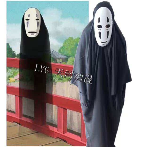 Hayao Miyazaki Hàng ngàn bộ trang phục cosplay tâm linh Cosplay Facless Men COS Mask Tùy biến điểm đồ cosplay mèo