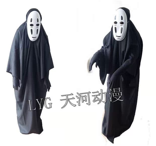 Hayao Miyazaki Hàng ngàn bộ trang phục cosplay tâm linh Cosplay Facless Men COS Mask Tùy biến điểm đồ cosplay mèo