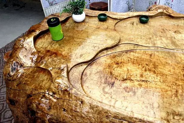 Rễ khắc bàn trà Rễ khắc bàn cà phê tổng thể gốc cây Bàn trà Kung Fu Bàn trà gỗ rắn cây trụ trà trà Ưu đãi đặc biệt - Các món ăn khao khát gốc
