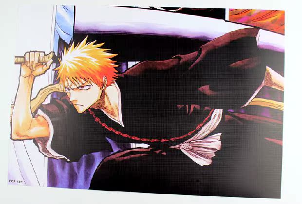 Death Bleach 8 bộ áp phích dập nổi Anime Nhật Bản xung quanh mô hình COS đạo cụ dán tường hoạt hình sticker đồ ăn dễ thương