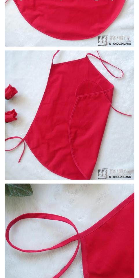 Cotton nam và nữ, sự ra đời của tạp dề đỏ, cặp vợ chồng, tạp dề gợi cảm, đồ ngủ XL gió quốc gia, ưu đãi đặc biệt bộ ngủ lụa yếm dây
