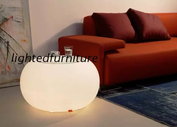 Chiếu sáng bàn cà phê bàn ​​cà phê bàn ​​tròn thanh trang trí nội thất hộp đêm KTV chuyển đổi màu sắc - Giải trí / Bar / KTV