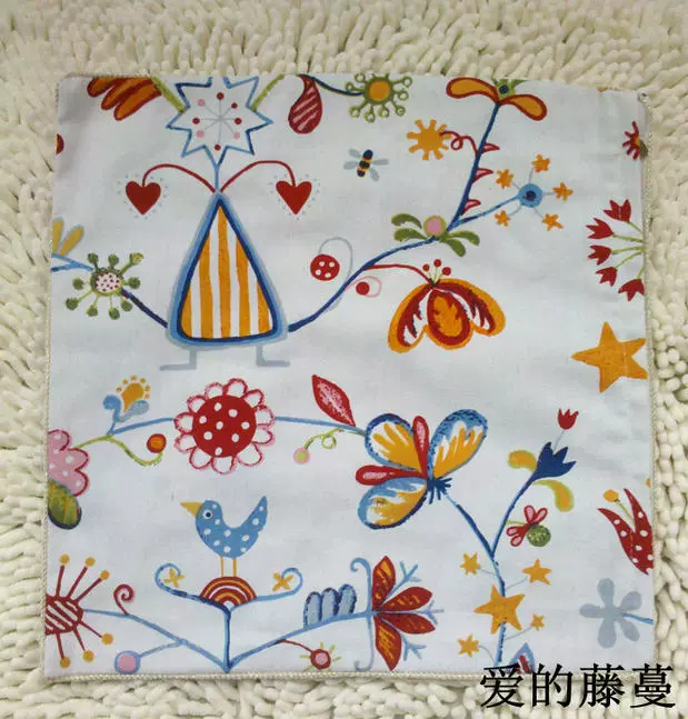 Vải cotton dày đệm đệm Vỏ gối Gối không lõi Nhiều kích cỡ