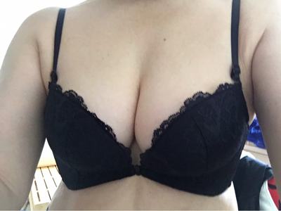 【双品节】珀依兰 无钢圈前扣蕾丝边女文胸夏 小胸厚聚拢调整型性感美背内衣