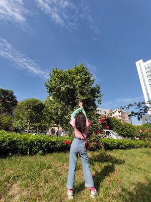 复古高腰牛仔裤女春季2019新款港风宽松休闲长裤子浅色学生阔腿裤