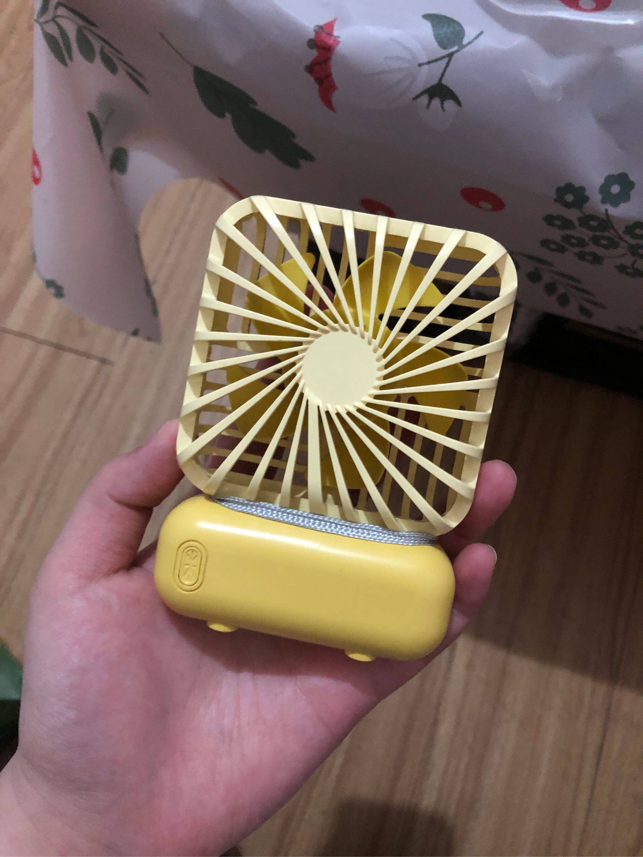 复古usb小风扇迷你创意网红小清新便携静音学生宿舍充电蓄电风扇 - 李