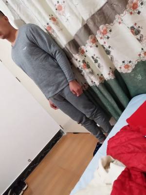 南极人男士保暖内衣男加厚加绒套装冬青年圆V领男式大码秋衣秋裤