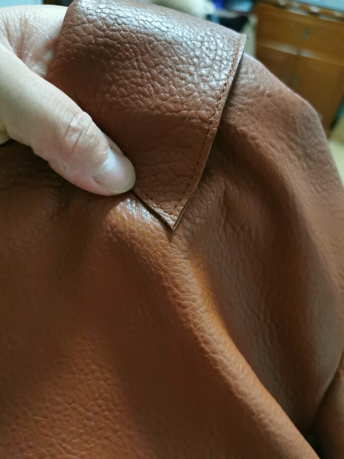 2020春秋新款女泡皮真皮上衣海宁绵羊皮单皮短款韩版宽松皮衣外套