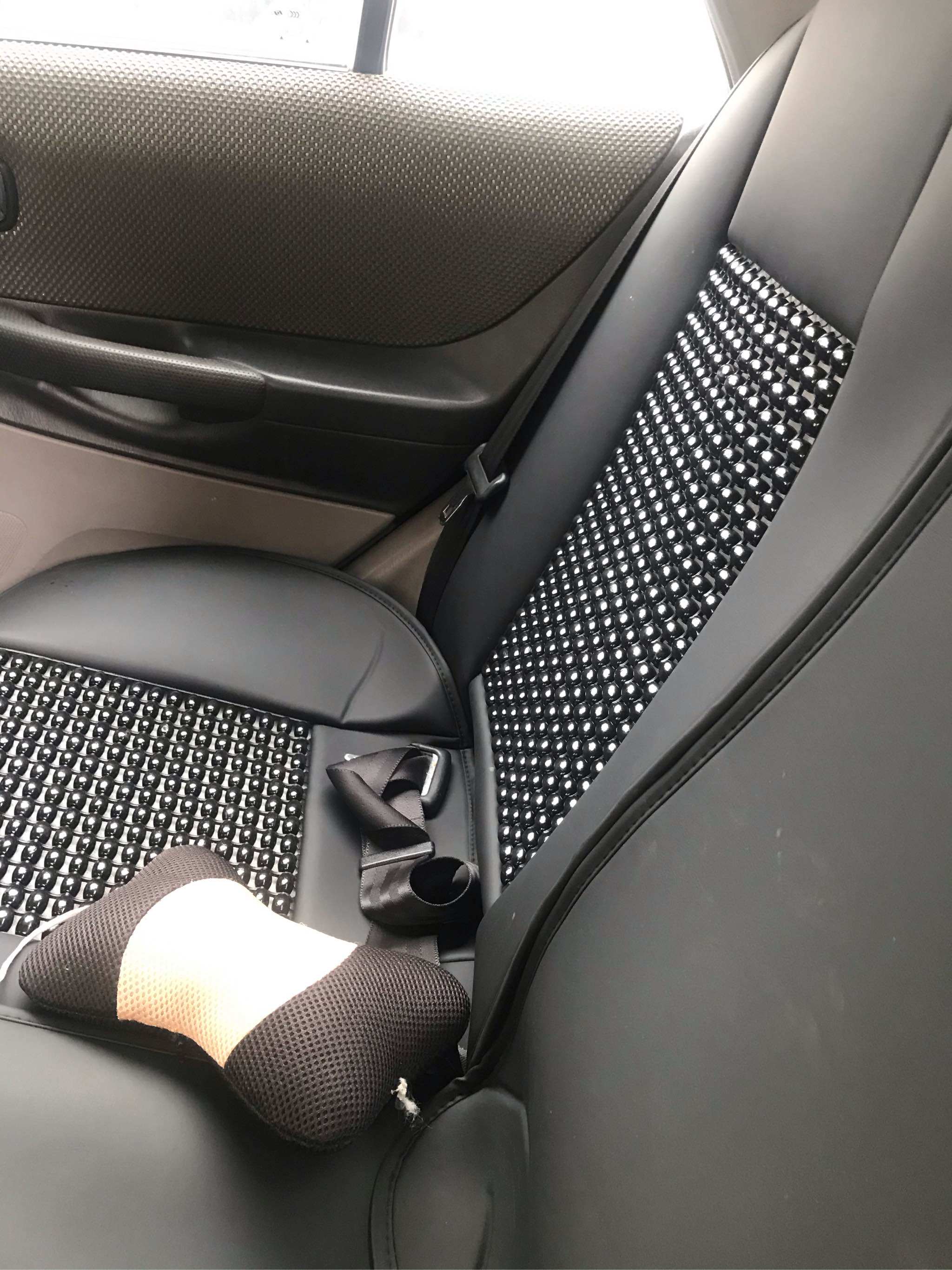 木珠汽车坐垫半包夏季透气座椅垫单片菩提子凉席座垫夏天通风凉垫