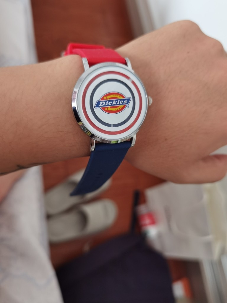 新年礼物dickies迪克斯旗舰潮流彩色小标靶手表女情侣手表男cl-93