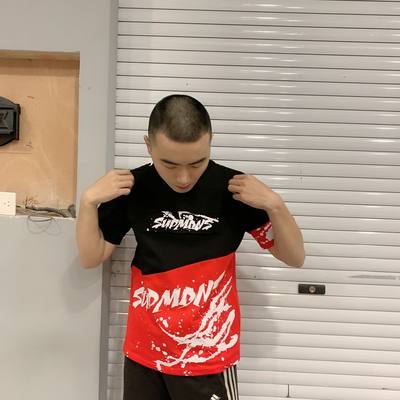 ins夏季男士短袖t恤打底衫上衣服男宽松潮流半袖体恤韩版男装潮牌