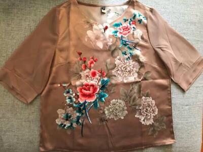 妈妈夏装短袖两件套装2019新款中年40-50岁t恤中老年女装洋气上衣