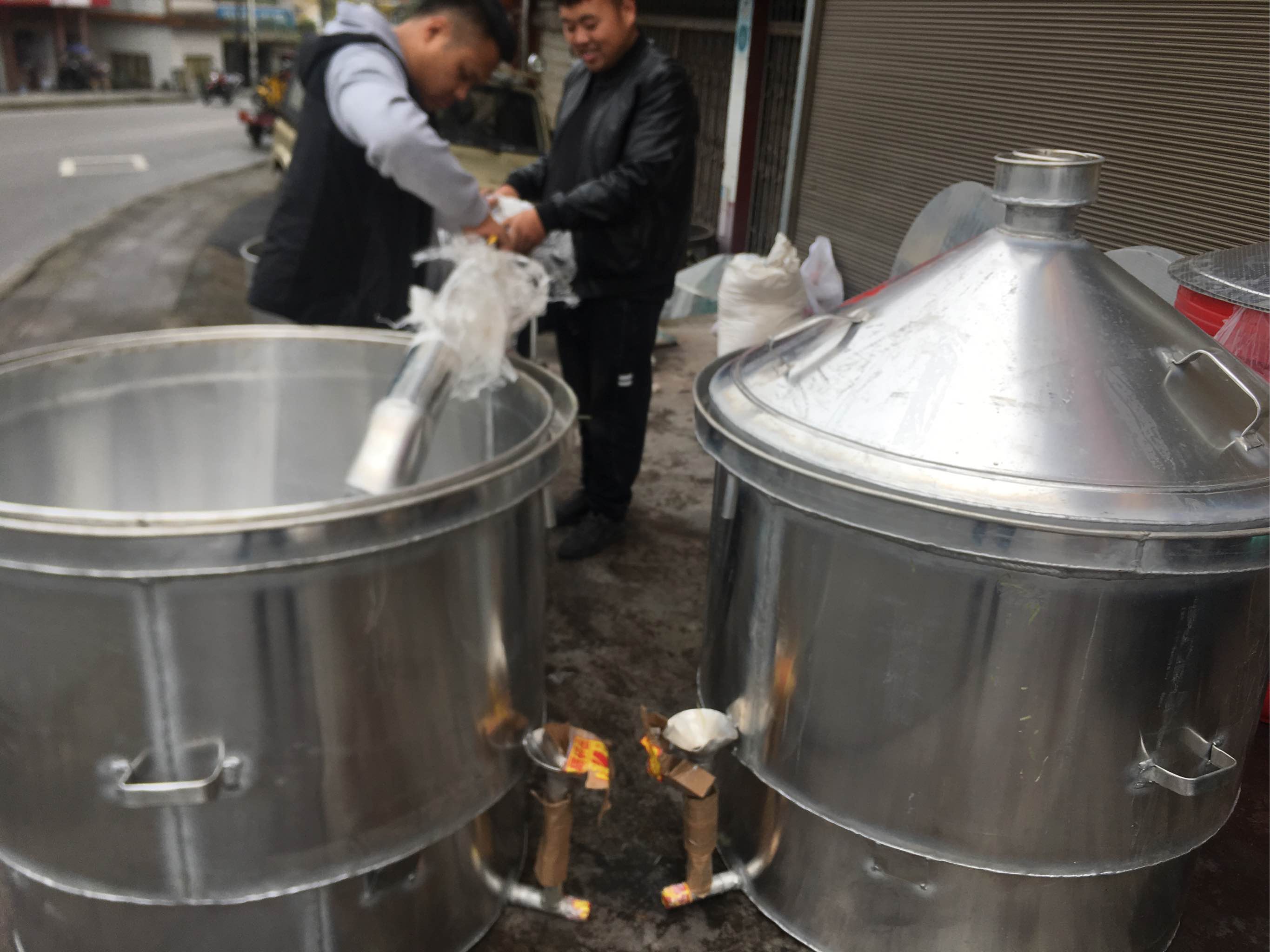 铝材酿酒设备大型小型器蒸柴火蒸酒器家用蒸汽酒烧烤酒传统烤酒器