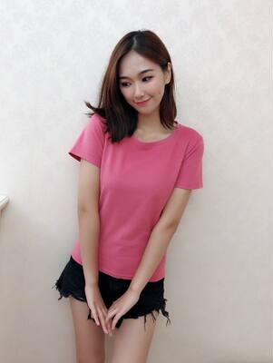 2018夏季纯棉上衣服白色短袖T恤女学生竹节棉宽松韩版ulzzang百搭